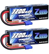 2点、イドラ00、BB00 Amazon.com: Zeee 2S Lipo Battery 6800mAh 7.6V 130C Hard Case LCG